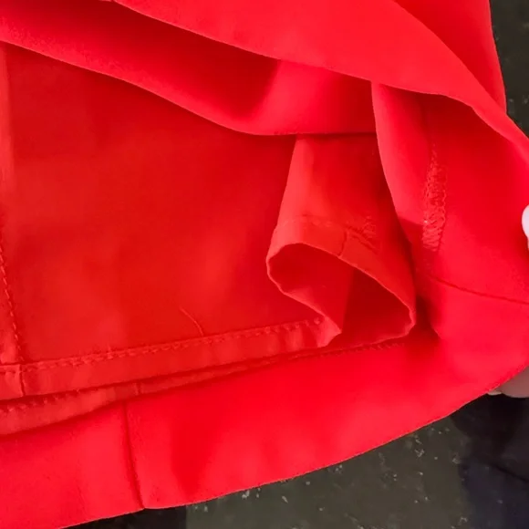 Amanda Uprichard Sabine Mini Sheath Dress Red Size Medium - Picture 12 of 13